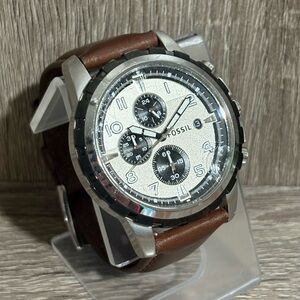 Panda Fossil Dean Chronograph Men’s Watch With New Battery